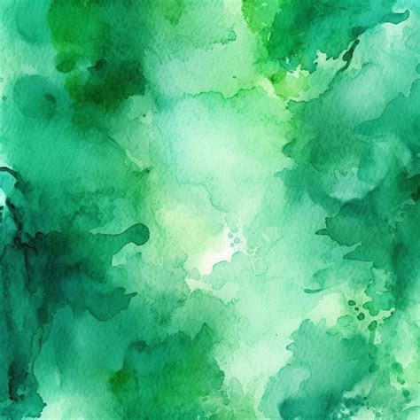 Premium AI Image | A green watercolor painting of a green watercolor ...