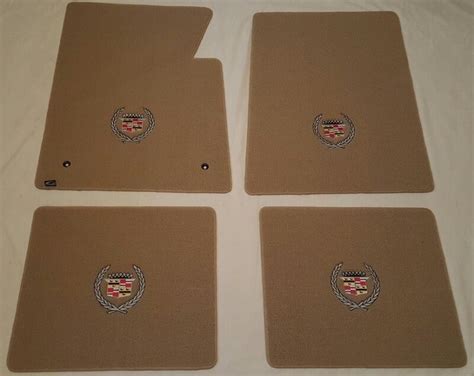 Lloyd Mats Vintage Cadillac Crest Classic Loop Pc Logo Floor Mats