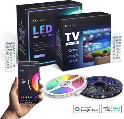 Lideka Led Light Meter Tv Strip M Rgb Lights Met