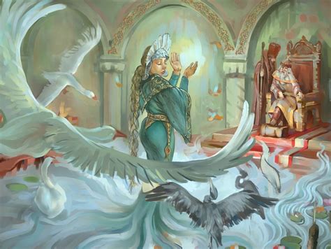 ЗАЧЕМ ВАСИЛИСА-ПРЕМУДРАЯ СКЛАДЫВАЕТ ЛЕБЯЖЬИ КОСТОЧКИ В РУКАВ | Тегезен ...