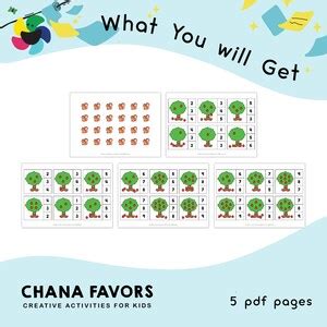 Apple Counting Printable Preschool Homeschool Kids Activity to ...