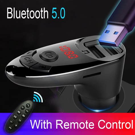 Jinserta 2021 Bluetooth 5 0 Fm Transmitter Handsfree Car Kit Mp3