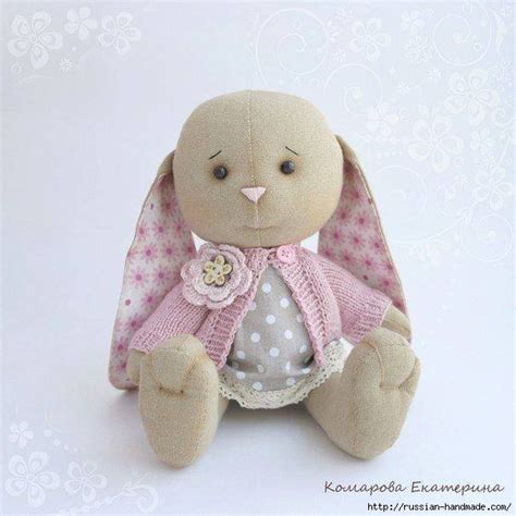 Выкройка текстильного зайца - Russian-Handmade.com