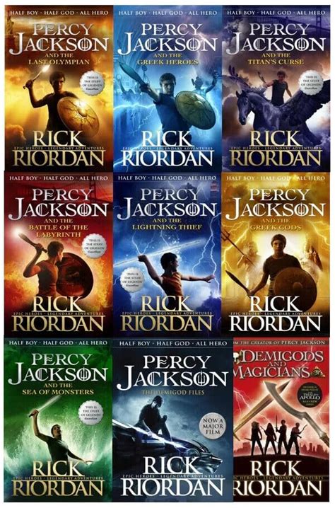 Percy Jackson Collection 9 Books Set By Rick Riordan By Rick Riordan