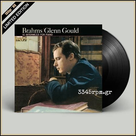 Gould Glenn Brahms Intermezzi For Piano Vinyl Lp Gr Hq