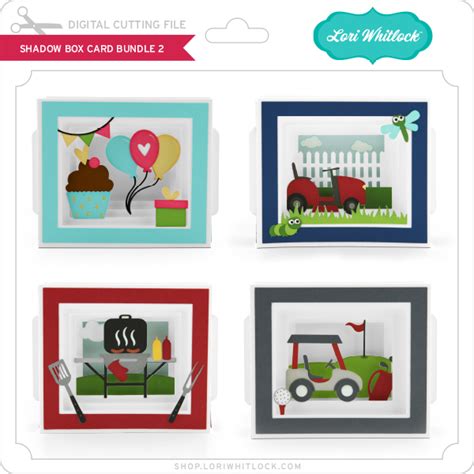 Lw Shadow Box Card Bundle Lori Whitlock