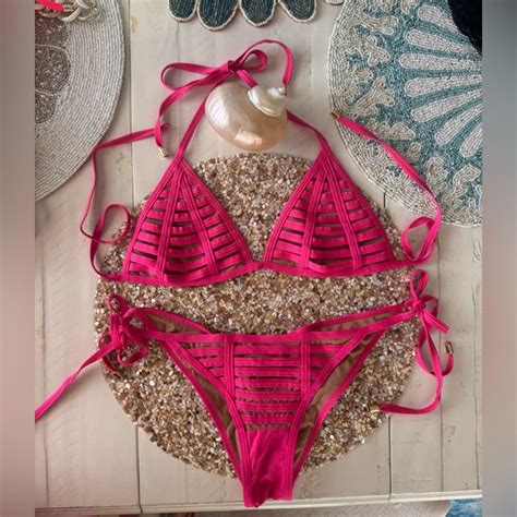 Beach Bunny Swim Beach Bunny Swimwear Hot Pink Hard Summer Bikini Poshmark