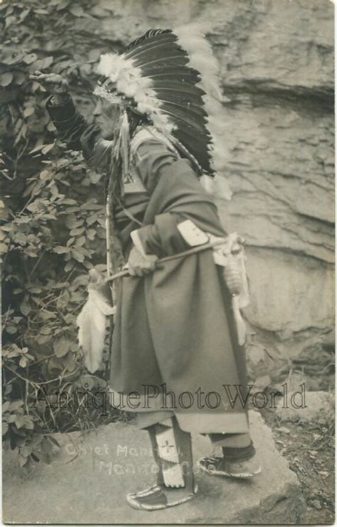 Indian Native American Chief Manitou Colorado antique rppc | Etsy