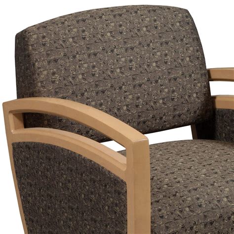 David Edward Used Bridgeton Maple Lounge Chair Brown Pattern