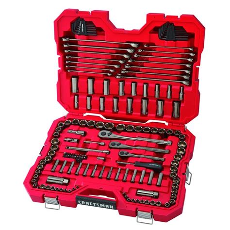 Craftsman 121 Piece Standard Sae And Metric Combination Gunmetal