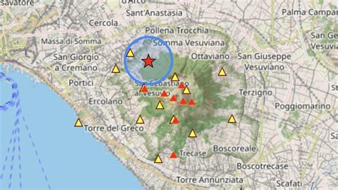 Terremoto A Napoli Scossa Epicentro A Massa Di Somma Avvertita