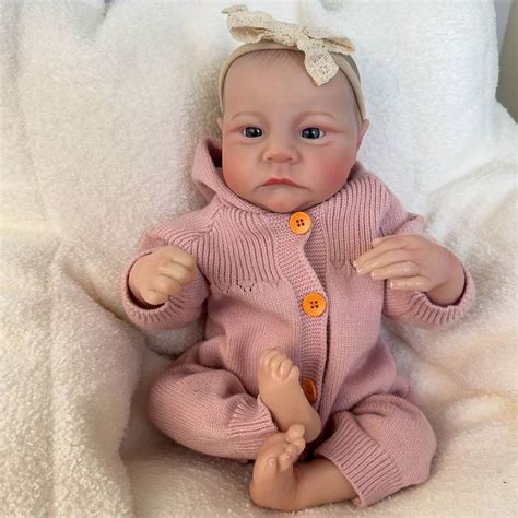 3d Paint Skin With Vein Silicone Reborn Baby Doll For Temu