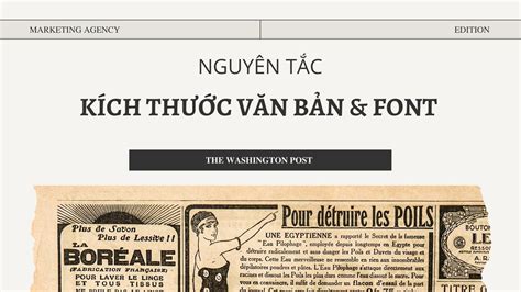 Nguyên Tắc Kích Thước Văn Bản Font Của Washington Post