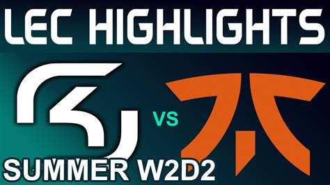 Sk Vs Fnc Highlights Lec Summer 2024 Sk Gaming Vs Fnatic By Onivia