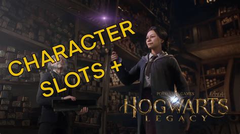 New Info Character Slots And Save Files Hogwarts Legacy Youtube