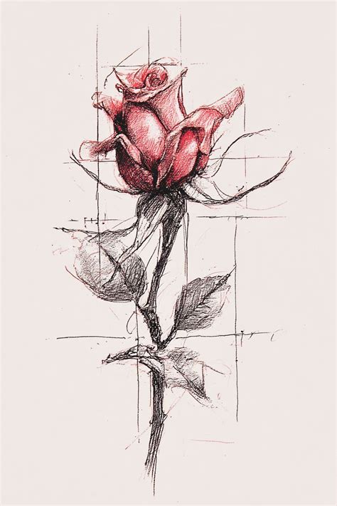 Imagens De Rosa Para Desenhar - 6