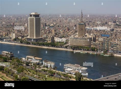 Aerial View Of Cairo Stock Photo Alamy