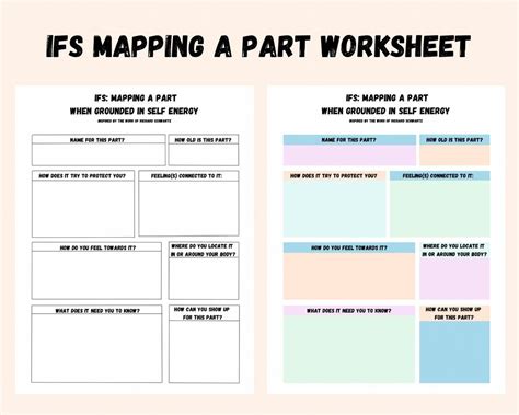 Ifs Parts Work Worksheets