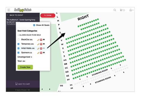 Custom And Interactive Seating Charts