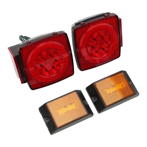 Kit Clairage De Remorque LED 12 V Feu Re Carr Rouge Cdiscount Auto