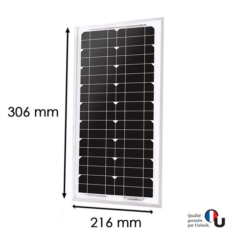 Panneau Solaire Unisun 5W 12V Monocristallin