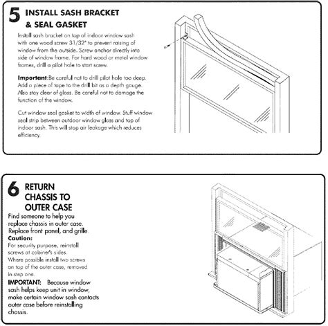 Amana Ace245r Room Air Conditioner Owners Manual