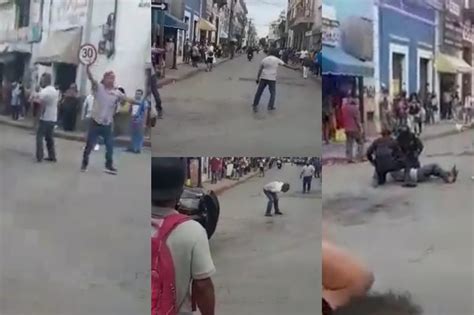 Video Sujeto Se Autolesiona En El Centro De Mérida Fernando Salvador