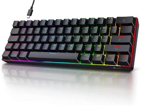 Koorui Gaming Keyboards Mechanical Keyboard Rgb Backlit Wired