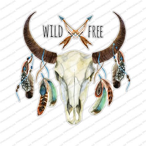 Bull Skull Decal Car Decal Tribal Bull Car Decal Skull Yeti | Etsy