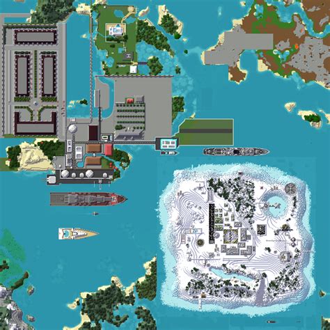 Deserted island Minecraft Map