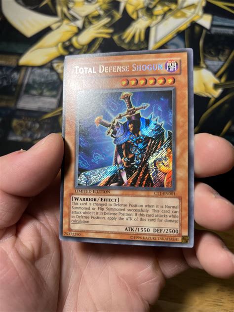 Total Defense Shogun Secret Rare Limited Edition Ct En Yugioh