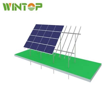 Custom Magnesium Aluminum Zinc Steel Posmac Ground Solar System