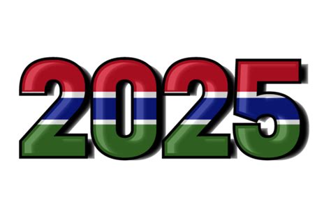 2025 Gambia Text PNG, Vector, PSD, and Clipart With Transparent