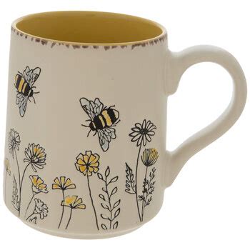 Bumble Bee Garden Mug Hobby Lobby In Beige Ceramic