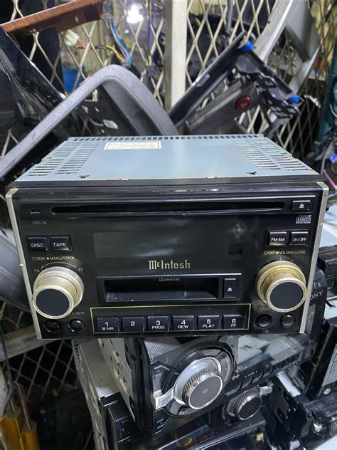 Mcintosh Car Audio 2din Cd Tapecasette Radio Old School Double Din