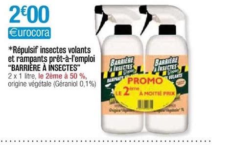 Promo R Pulsif Insectes Volants Et Rampants Pr T L Emploi Barri Re