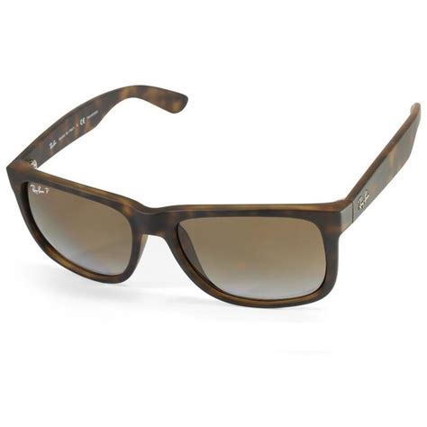 Buy Ray Ban Rb4165 865 T5 Justin Matte Tortoise Brown Gradient