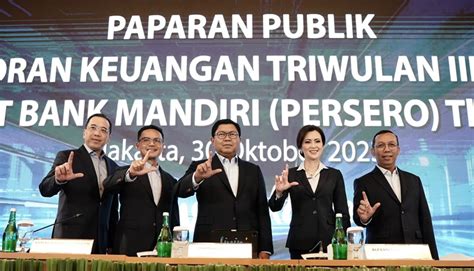 Laba Bersih Bank Mandiri Hingga September 2023 Mencapai Rp39 1 Triliun