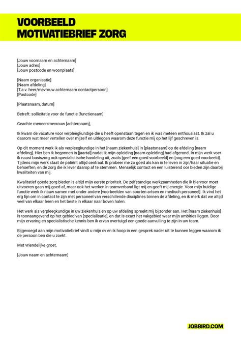 Voorbeeld Sollicitatiebrief Stage Zorg Loretta Williams Letter Porn