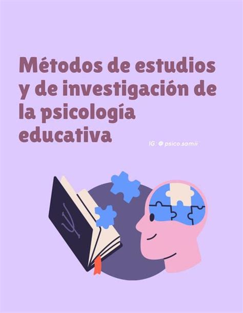 M Todos De Estudios Y De Investigaci N De La Psico Psico Samii Udocz