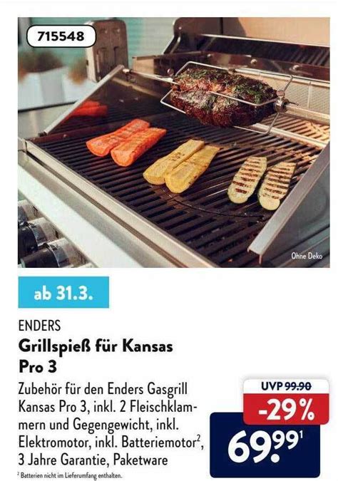 Enders Grillspieß Für Kansas Pro 3 Angebot bei Aldi Nord