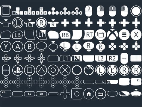 Xbox Controller Button Icons