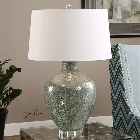 Uttermost Zumpano Crackled Gray Table Lamp Grey Table Lamps Table