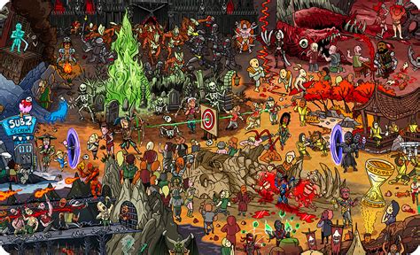 Mortal Kombat "Where's Scorpion?" illustration :: Behance