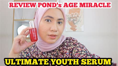 Review Pond S Age Miracle Ultimate Youth Serum Youtube