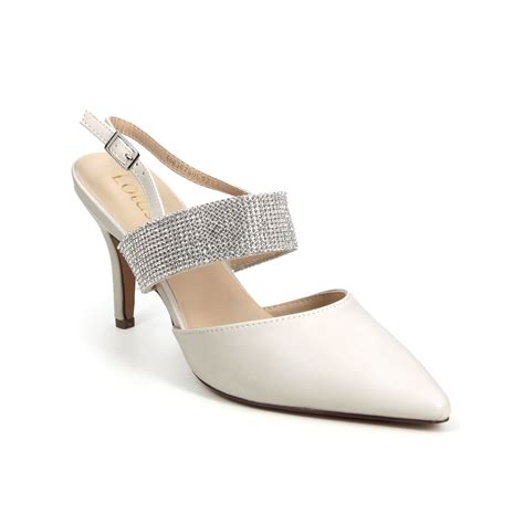 Lotus Violette Nude Womens Slingback Shoes