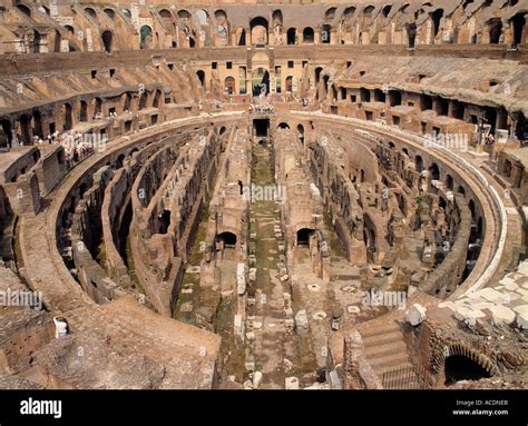 Rome Italy. The Colosseum interior Stock Photo - Alamy