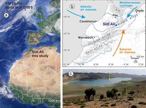 Geographical Setting A Positions Of The Stacked Ice Rafted Debris