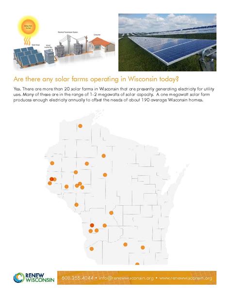 Solar Farm FAQ - RENEW Wisconsin