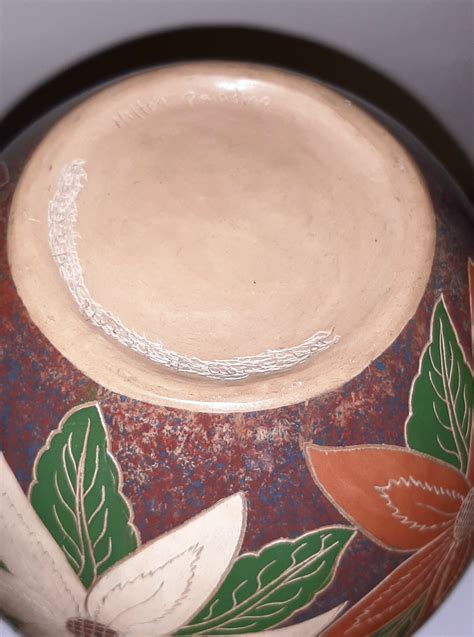 Milton Paladino Nicaragua Studio Pottery Vase Tropical Flowers - Etsy